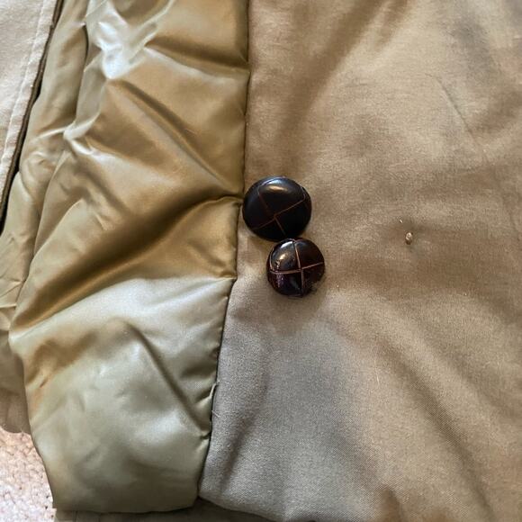 Forecaster of Boston Unisex Medium Olive Army Green Winter Parka Jacket Faux Fur - Picture 4 of 7